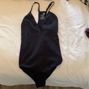 Free People racerback leotard